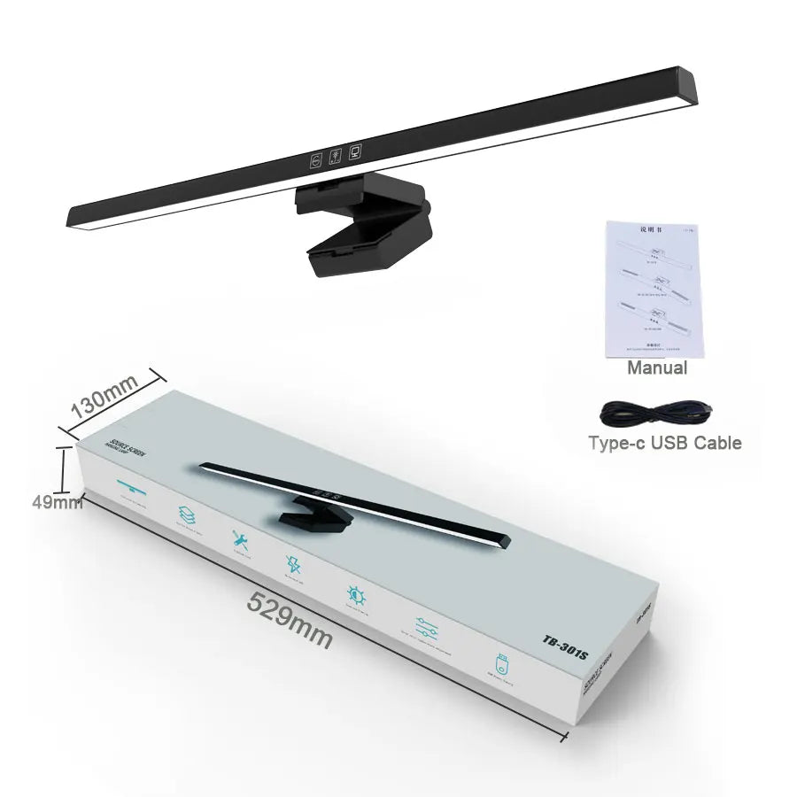 SmartNest Monitor Light Bar — Glare-Free Screen Light for Eye Comfort