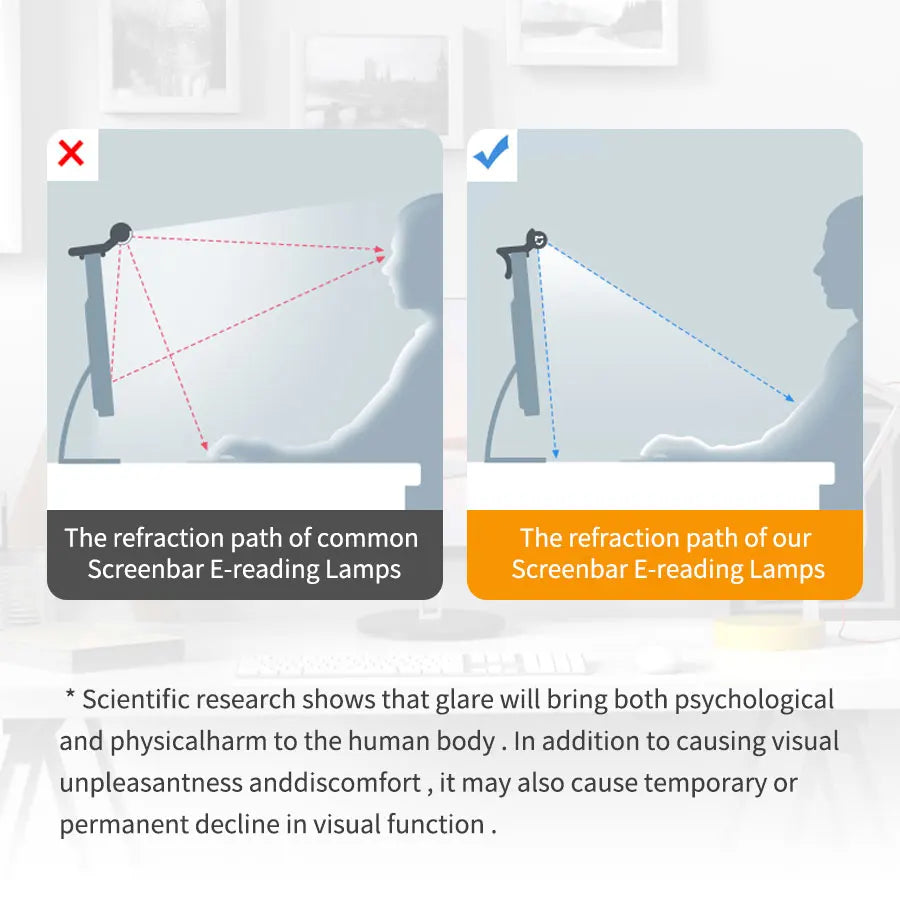 SmartNest Monitor Light Bar — Glare-Free Screen Light for Eye Comfort